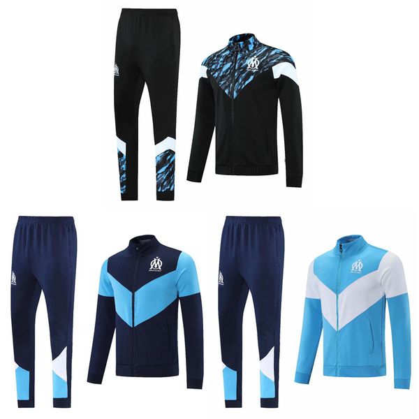 

21 22 olympique de marseille jerseys soccer jacket tracksuit payet thauvin chandal 2021 2022 benedetto training sports wear, Black;yellow