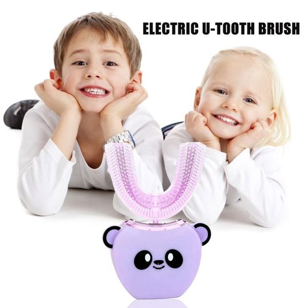 

smart electric toothbrush cartoon kid ultrasonic 3 modes u shaped teeth cleaner oral care for household loving accessories