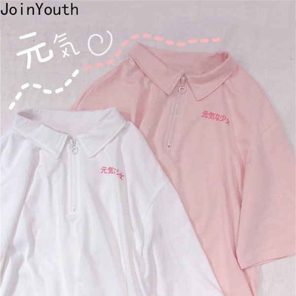 

women's t-shirt joinyouth japanese woman thsirts short sleeve print white shirts summer loose casual tees harajuku fashion cute female