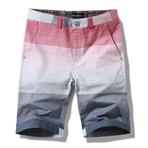 

men's shorts high-end gradient pants beach, White;black