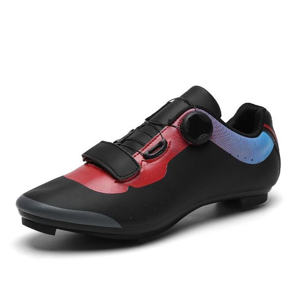

cycling footwear style bicycle shoes neutral self-locking sports non-slip road racing, Black