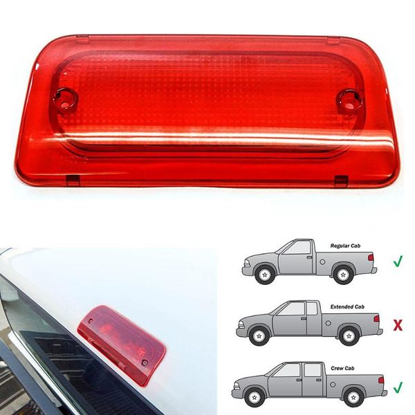 

emergency lights accessories brake light lens third for chevy s10 reg or crew