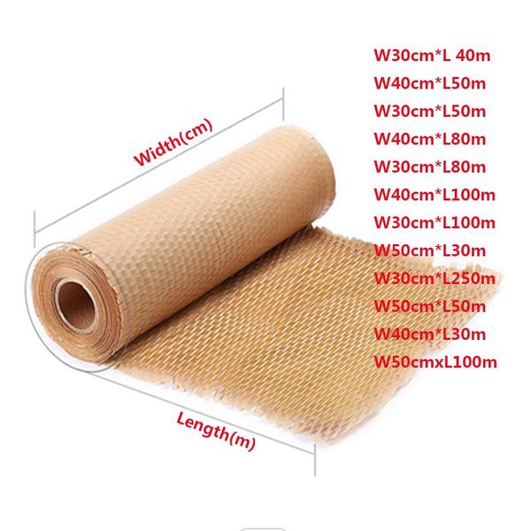 

gift wrap honeycomb cushion paper biodegradable packaging kraft compostable