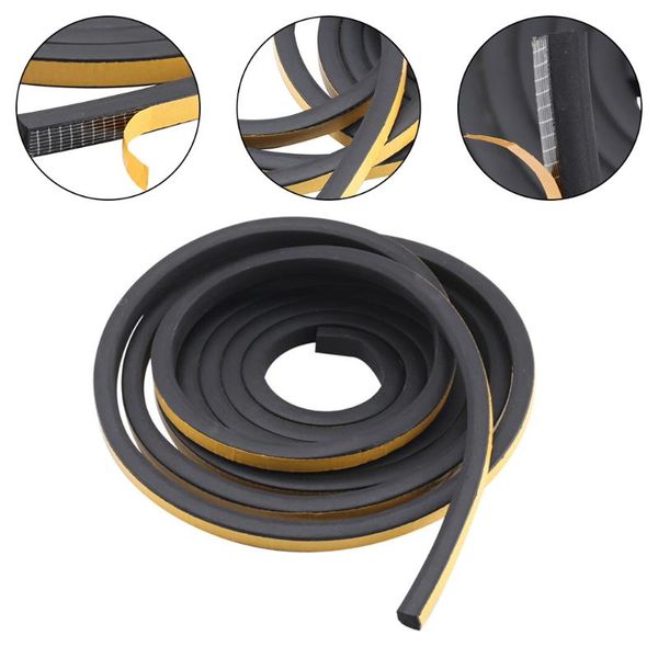 

craft tools 5m sealing strip foam rubber anti-collision tape weather door and window sound insulation board 6x12mm