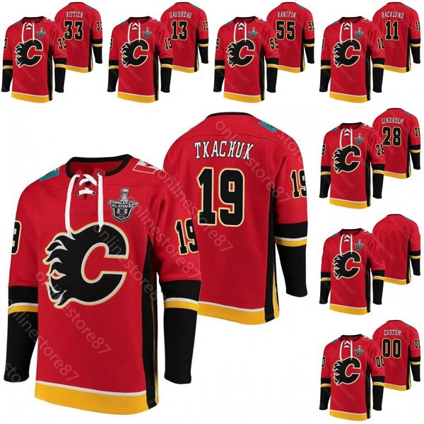 

2020 calgary flames jersey 19 matthew tkachuk 55noah hanifin 28 elias lindholm johnny gaudreau sean monahan 33 david rittich 5 mark giordano, Black