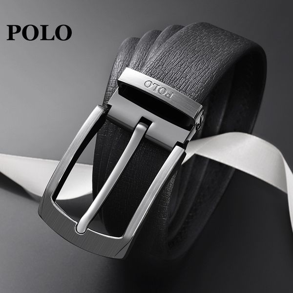 

factory outlet luxury brand belt polo paul belt men's leather needle buckle 2021 new young luxury trouser fashion, Black;brown