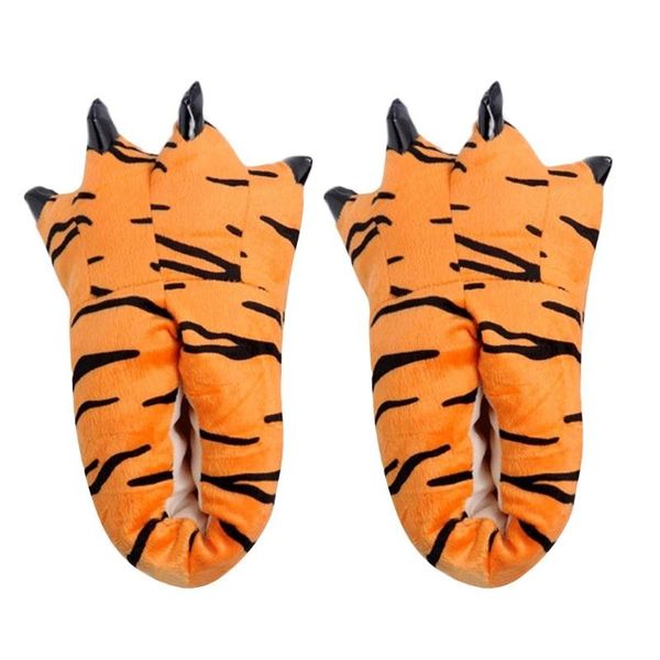 

slipper funny kid shoes baby girls winter warm indoor slippers animal claw chaussure garcon enfant sapato infantil, Black;grey
