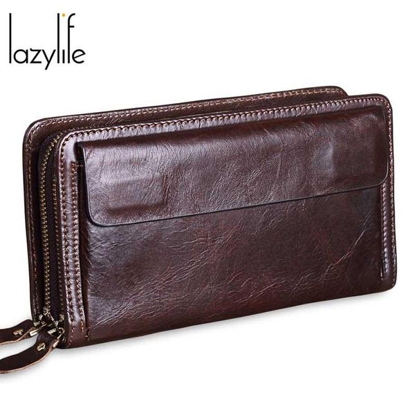 

wallets lazylife genuine leather wallet male men's for holder clutch bags coin purse men, Red;black