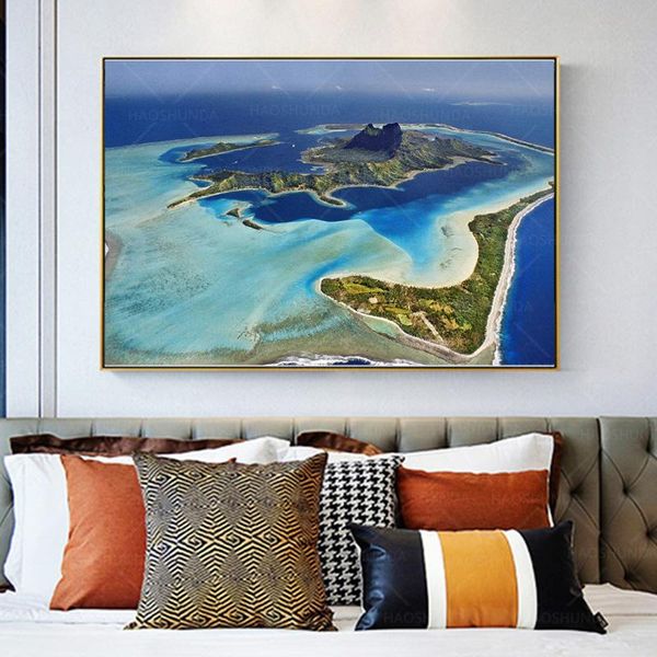 

paintings hd print great barrier reef canvas painting poster posters living room decor wall art home with frame