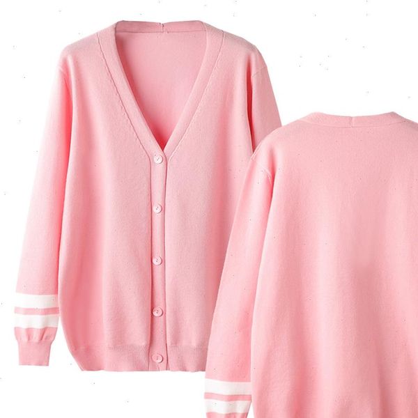 

2021 solid sweater women men cardigans v neck solid loose knitwear single breasted casual knit outwear winter jacket coat kpop, White;black