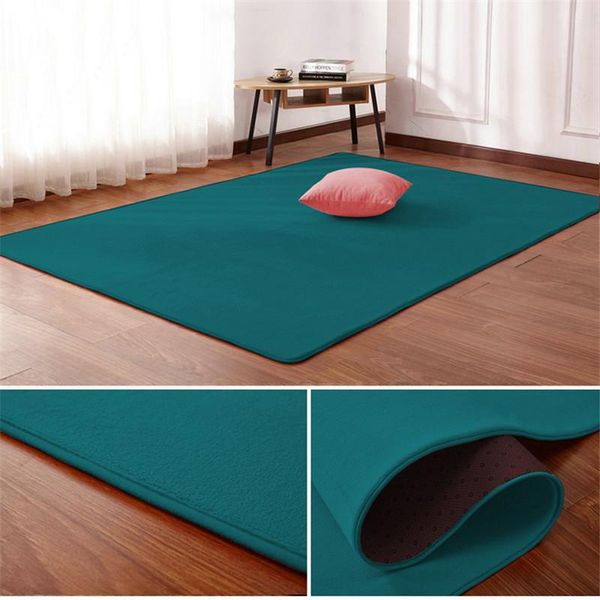 

carpets thicken baby anti-fall bedside carpet crawling mat tatami blanket bedroom living room bay window coral velvet