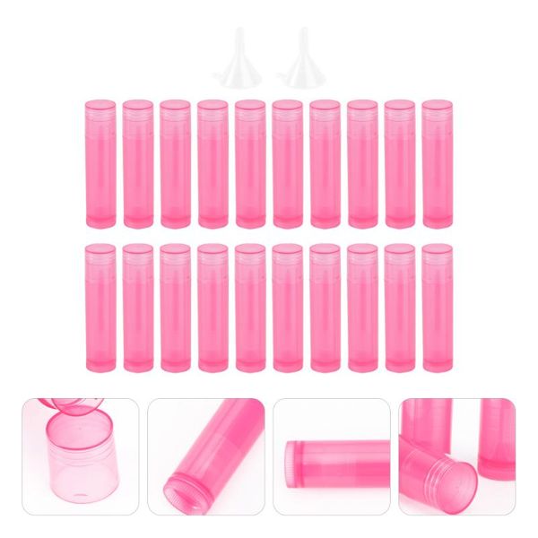 

storage bottles & jars 1 set 22 pcs 5g empty lip tubes practical diy lipstick containers