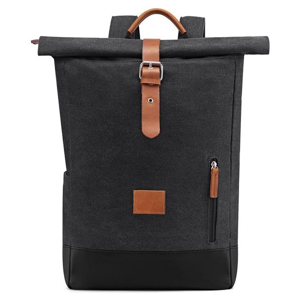 

backpack men brand canvas pure color backpacks fashion man all-match bags casual mens mochilas