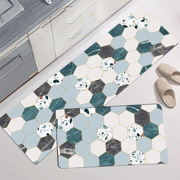 

carpets printed kitchen mats long floor stain-proof rug geometric welcome mat water-proof area rugs for living room