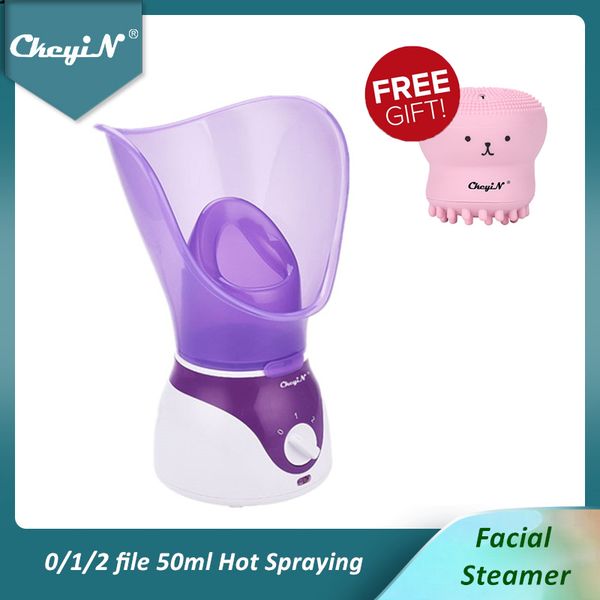

ckeyin facial steamer sauna spa skin moisturizing pores cleanse mist face steamer humidifier hydrate nano mist sprayer 48