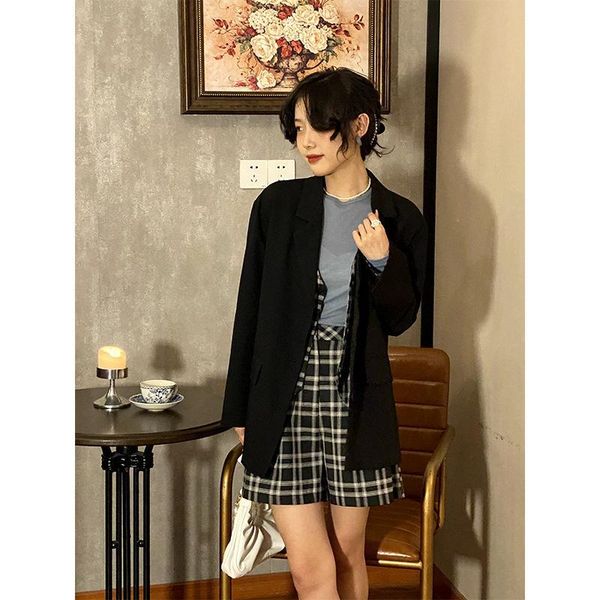 

women's suits & blazers wear 2021 spring leisure coat korean trend blazer small suit, White;black