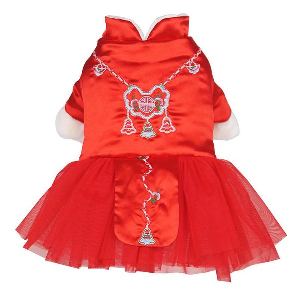 

dog apparel year clothes winter dress chinese style pet clothing tang suit cat chihuahua yorkie poodle bichon pomeranian costume