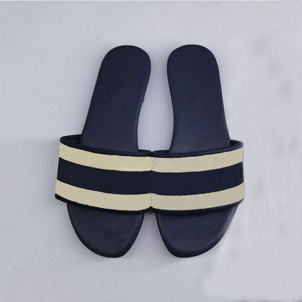 

european station 2021 summer one-word slippers female thick-soled letter tide brand indoor and outdoor beach comfortable sandals, Black