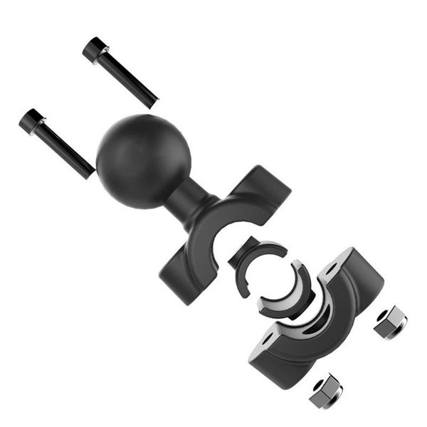 

handlebars rail mount 1 inch ball car headrest motorcycle scooter rearview mirror stem bar for gar min mounts