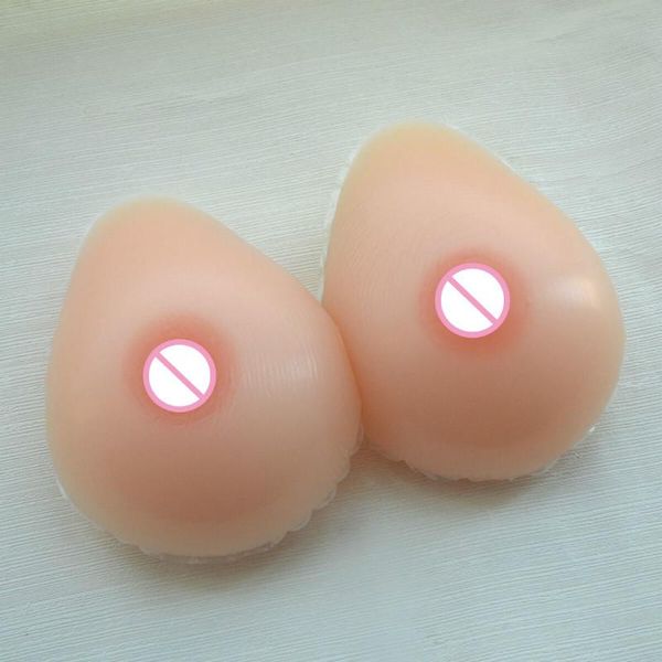 

women's shapers 800g silicone fake breast form enhancer realistic soft boob bionic skin crossdresser transgende queen transvestite mast, Black;white