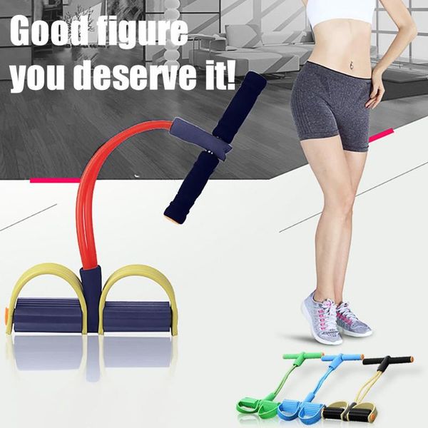 

resistance bands 120cm pedal elastic yoga pull rope fitness pilates workout sport rubber tensile expander elastica