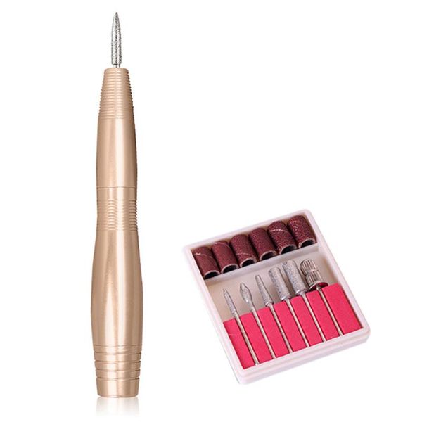 

nail art kits 2021 professional usb powered pedicure sanding manicure tools personal diy electric drill set with grinder bits