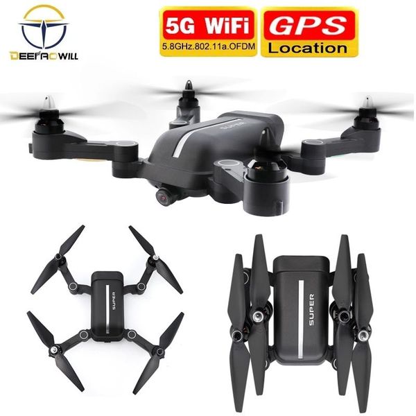 

new gps drone 5g 4k with hd camera fpv flight 26min rc distance 2km brushless motor rc quadcopter professional drones