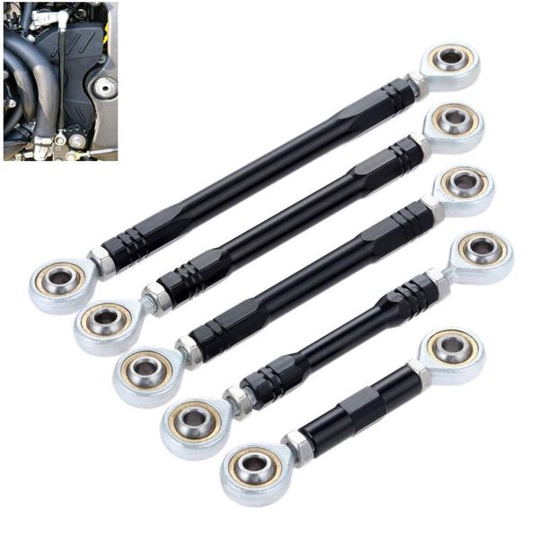 

handlebars motorcycle footrest foot pegs rearset gear shift shifter rod ball bearing adapter right left thread 40mm 70mm 90mm 100mm 120mm