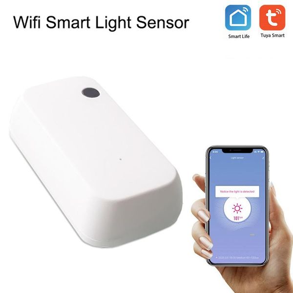 

smart home control tuya 180 Â° wifi illuminance sensor brightness life powered by usb light