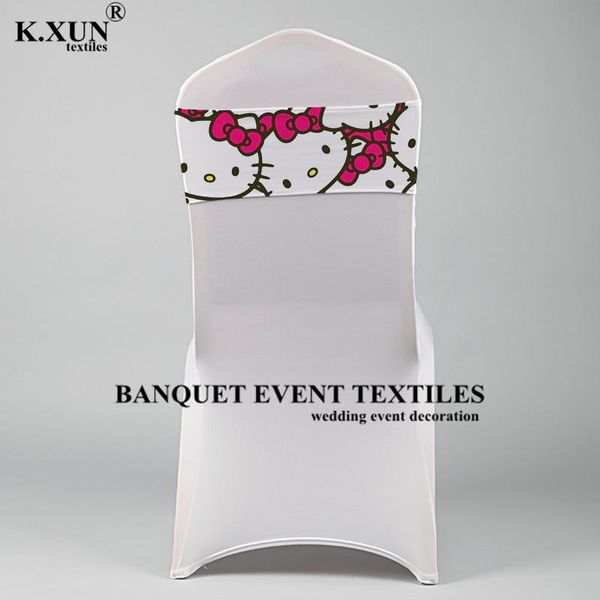 

1pcs sold carton lycra chair band spandex chair sashes for banquet wedding cover event party decoration