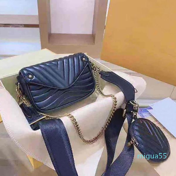 

2-piece ladies bag handbag date code coin purse single shoulderbag messenger