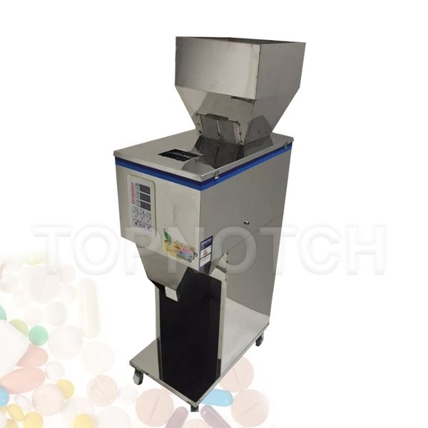 Mutfak 10-999g Titreşim Sayma Granül Dolum Makinesi Granül Çay için Kantitatif Toz Dağıtım Makinesi