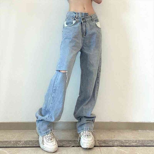 

streetwear pockets y2k low waist womens jeans vintage fashion denim trousers 90s baggy women pants pantalons capris, Blue