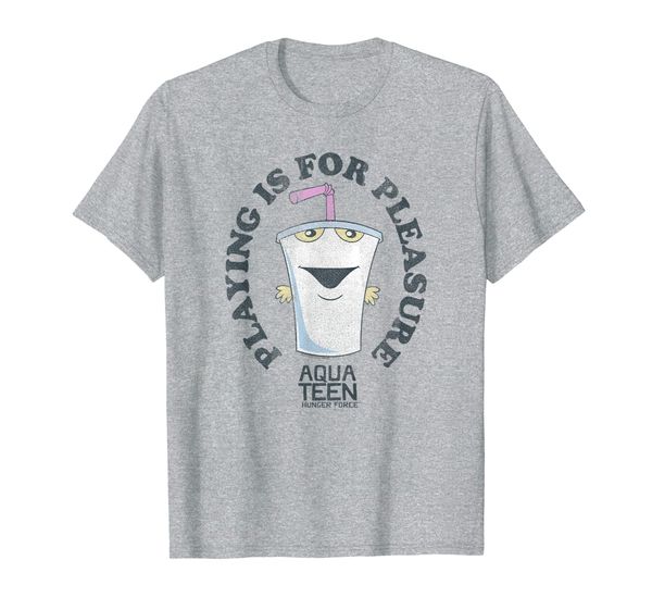 

aqua teen hunger force playing is for pleasure t-shirt, White;black