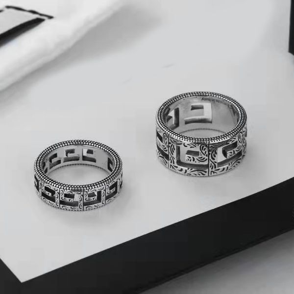 

the new popular fashion love flower rings bague anillos moissanite for mens and women engagement wedding anniversary couples jewelry lover g, Silver