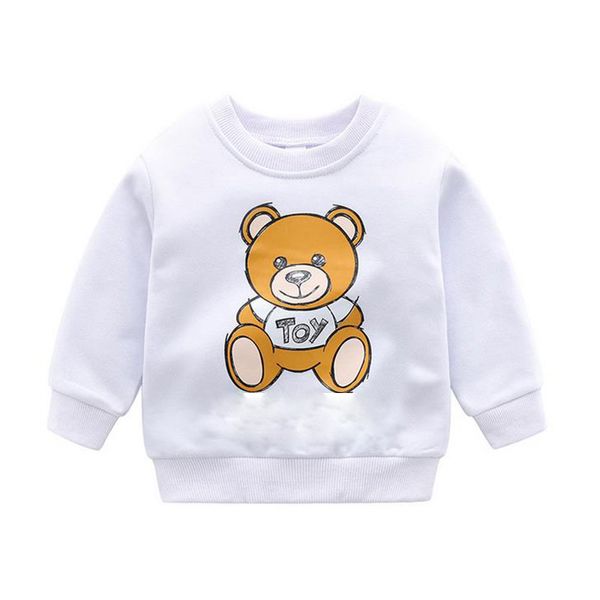 Meninos meninos roupas crianças moletons infantis de pullover de manga longa urso moletons meninos meninos moletons moletons