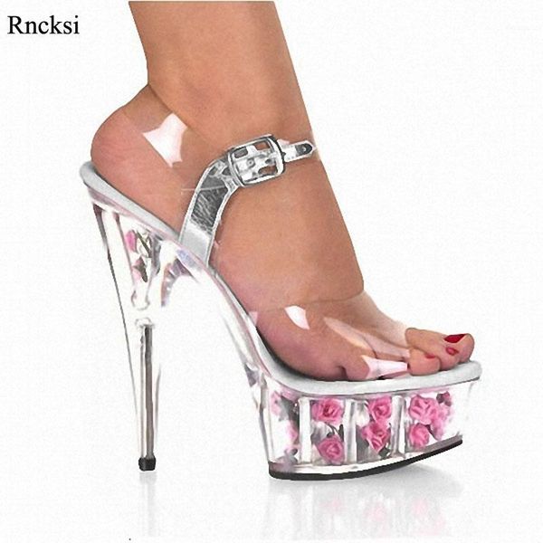 

sandals rncksi size women 15cm high heel platforms pole dance/performance/model shoes, wedding shoes1, Black
