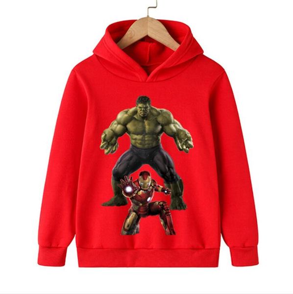 

2021 kids boys girls sweatshirt baby cartoon print pullover autumn winter long sleeve children cotton hoodies casual boy clothes, Black