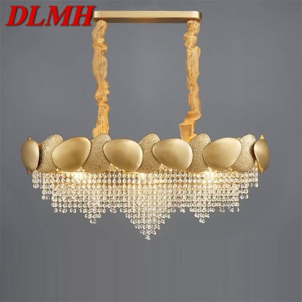 

chandeliers dlmh chandelier creative rectangle pendant lamp fixtures postmodern led gold light for home living dining room
