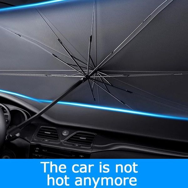 

car sunshade umbrella-style front glass sunscreen heat insulation cloth windshield uv protection accessories