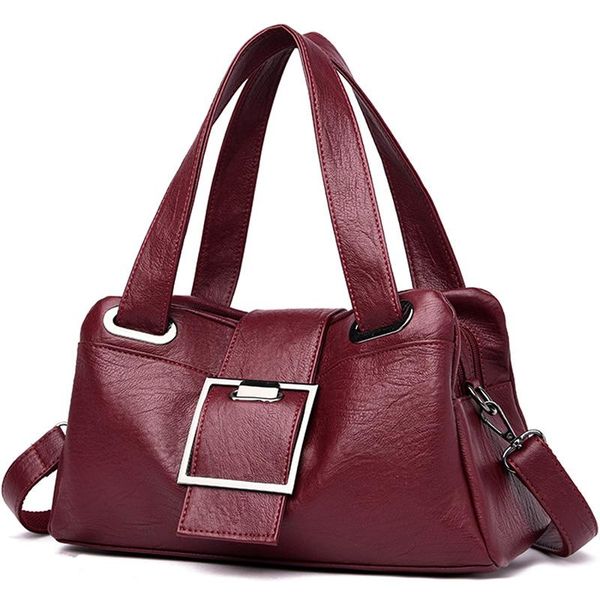 

vintage women leather handbags soft female crossbody shoulder bags designer ladies high capacity handle bag cross body