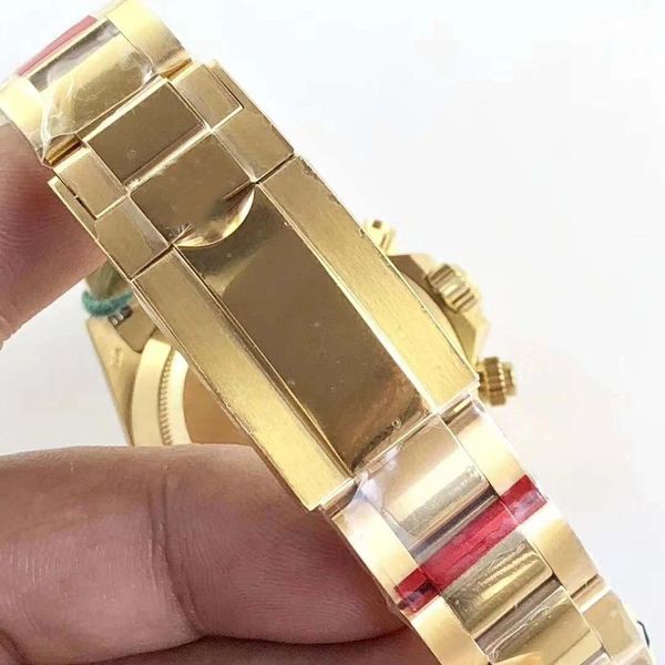 

watches luxury fashion mens rainbow diamond 116598 gold stainless steel automatic mechani, Slivery;golden