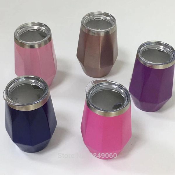 

2019 9 oz vacuum beer christmas gift thermos, stainless steel rose gold wine cup, coffee cup with lid