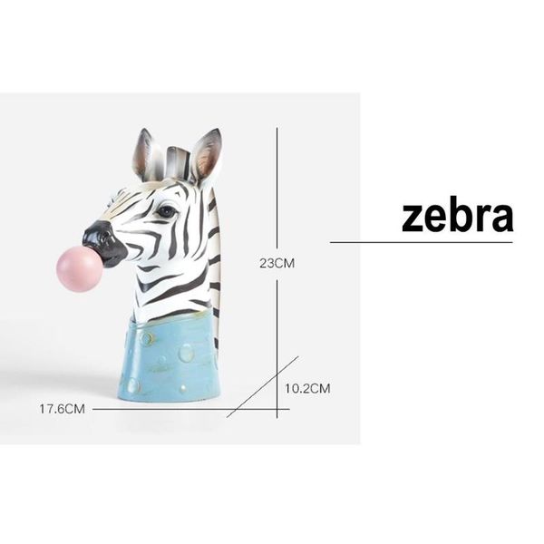 

vases pp balcony flower basket animal head vase nordic cartoon simulation cute tabletop