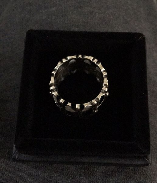 

popular fashion cross rings bague anillos for mens and women party vintage lovers gift hip hop jewelry, Silver