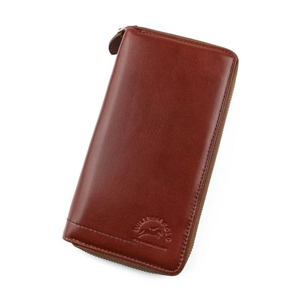 

2021 grade long wallet purse for men genuine cow leather fashion clutch bag handbag cool multifunction retro business red, Red;black