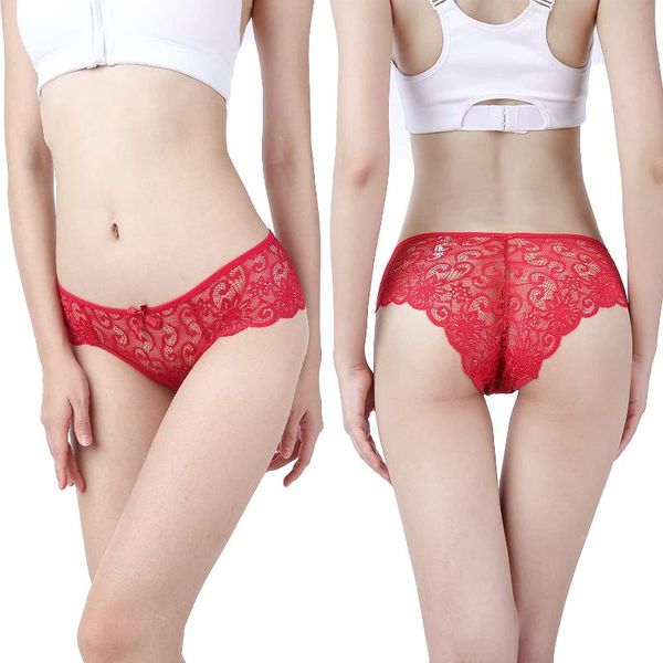 

women's panties lace underwear flowe everyday appeal, Black;pink