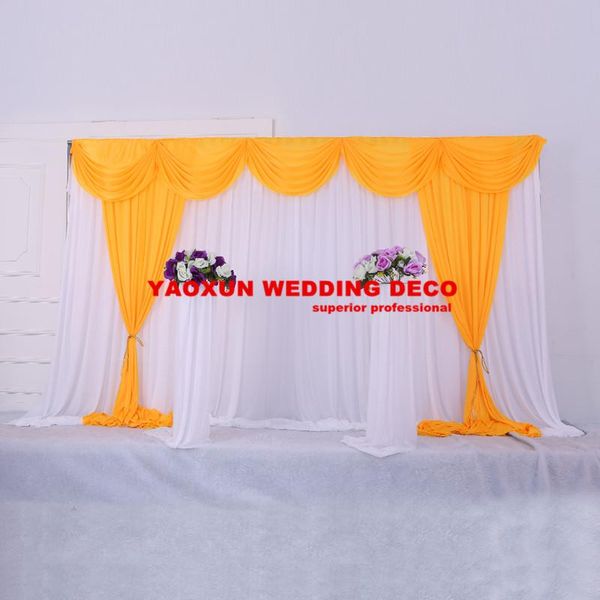 

party decoration 10x20ft ice silk wedding backdrop curtain stage background po booth for event