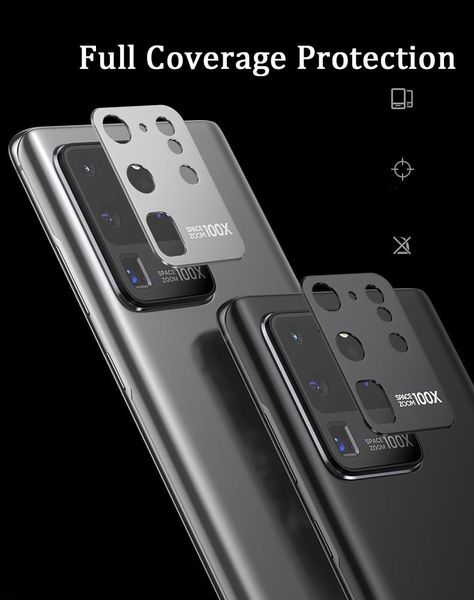

camera protector tempered glass film for s20 ultra metal rear lens protection ring case for galaxy s20 plus 5g