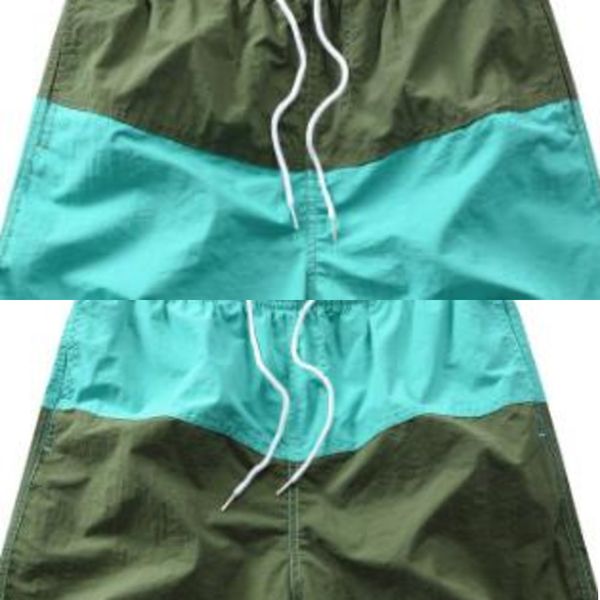 

soft men's elastic breathable shorts fashionable simple color block household shorts loose beach casual shorts c0222, White;black